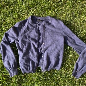 Women’s Navy Button Up Cardigan